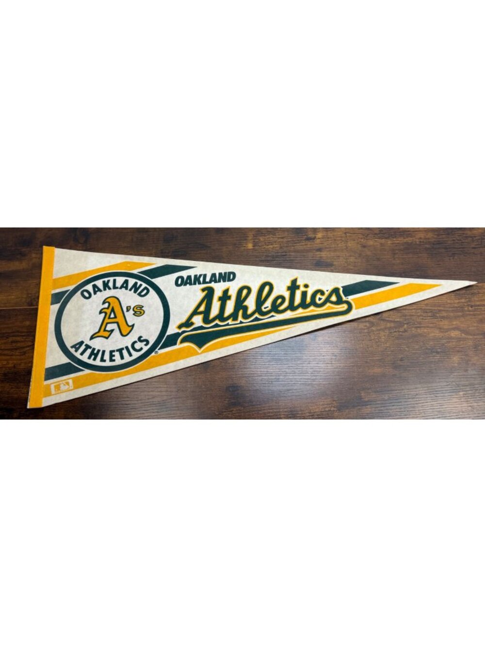 Oakland Athletics Vintage MLB Pennant Flag With Classic logo 29.5 inches